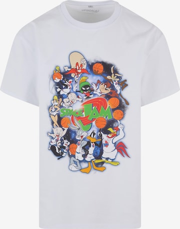 MT Upscale Shirt 'Space Jam Teamwork' in White: front