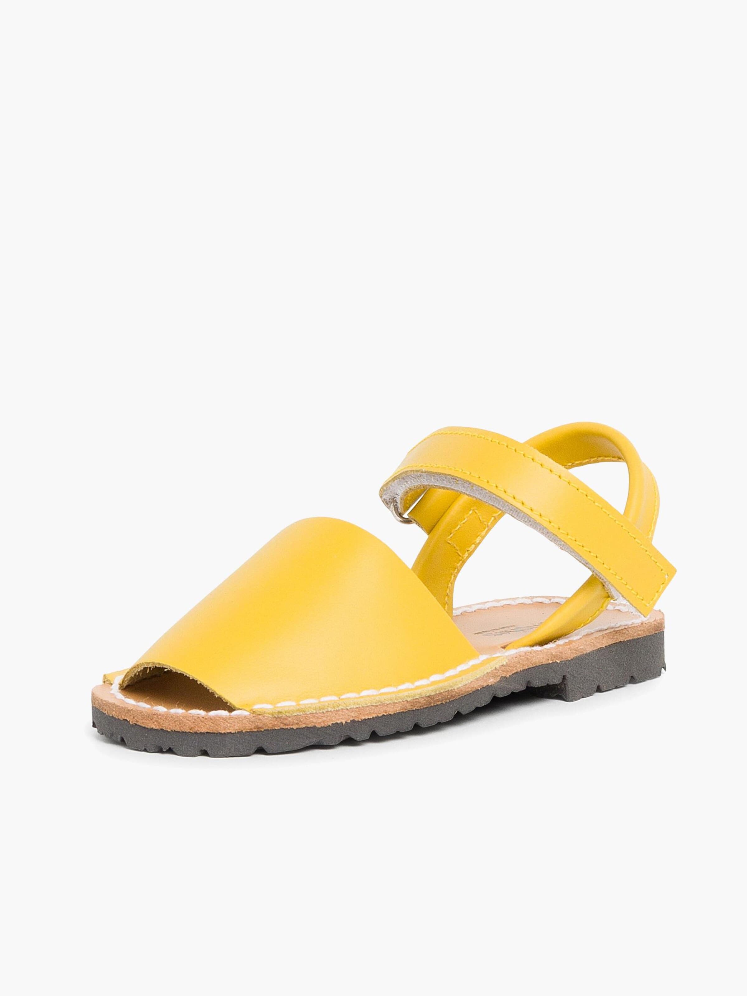 Sandalo di Pisamonas in giallo: frontale