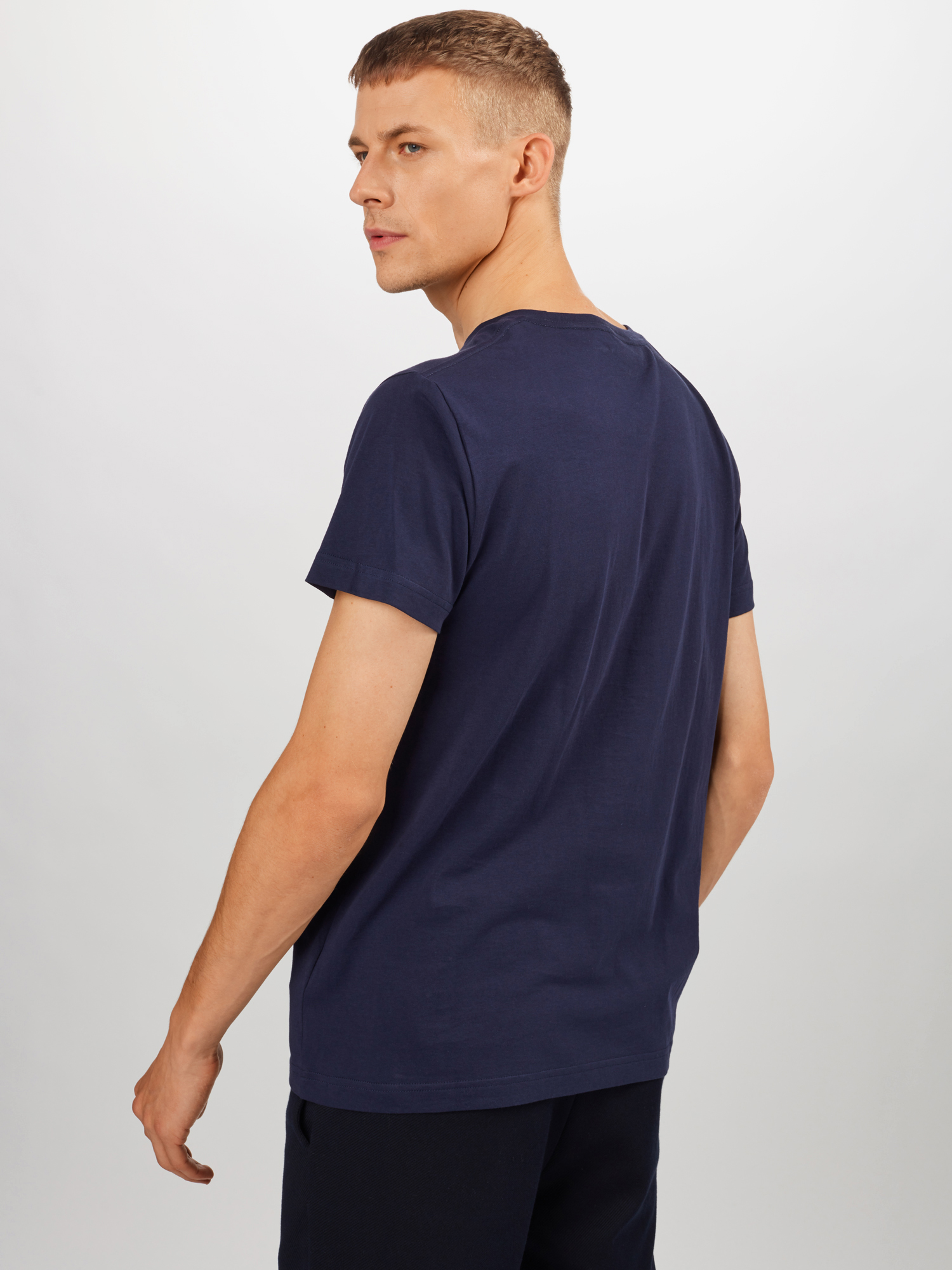Abbigliamento Uomo GANT Maglietta in Blu Scuro 