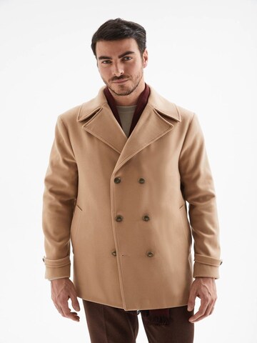 Manteau mi-saison Antioch en beige : devant