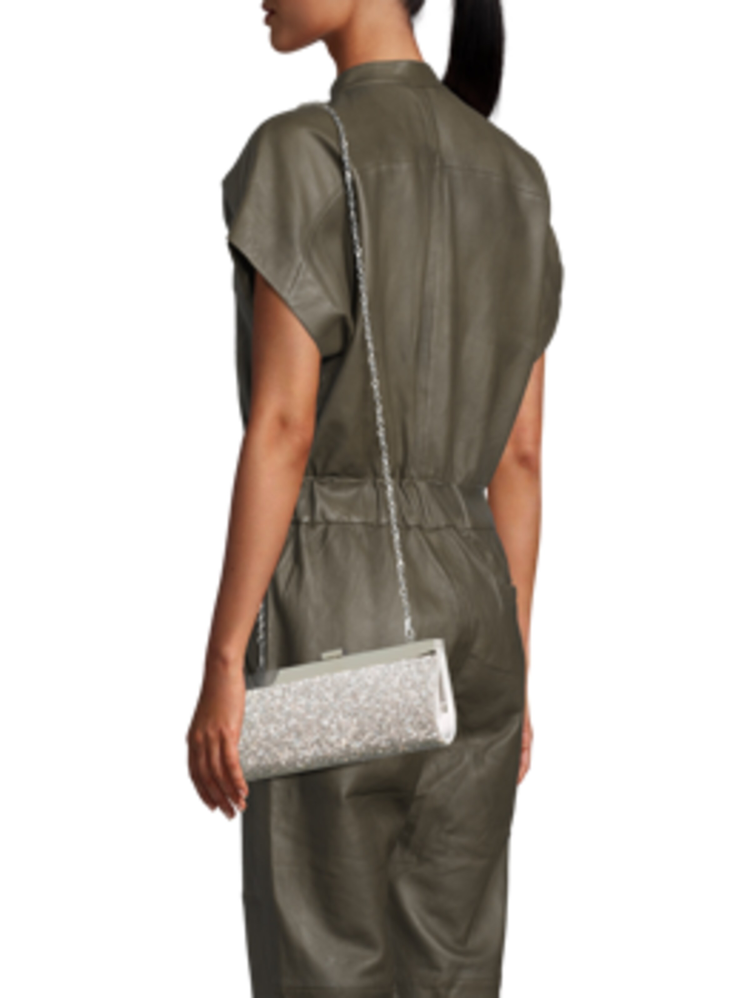 mascara - Bolso de noche en plata