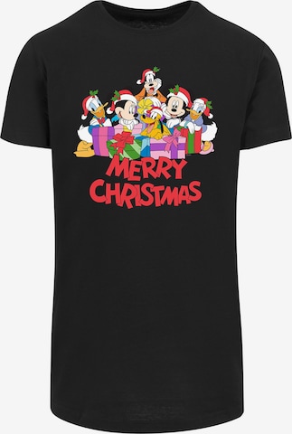 T-Shirt 'Disney Micky Maus Weihnachten' F4NT4STIC en noir : devant