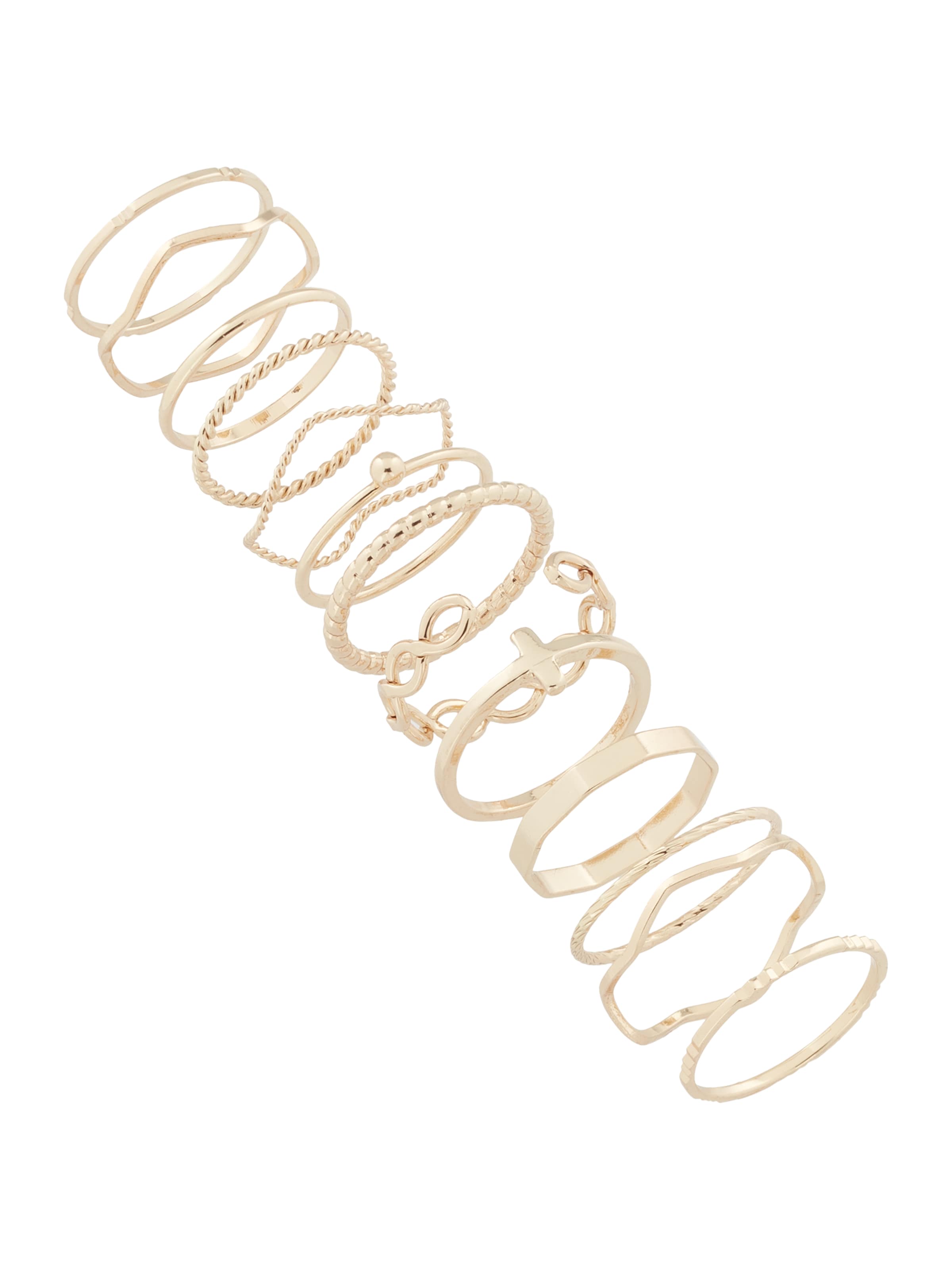 studioselect Ring in Gold: Vorderseite