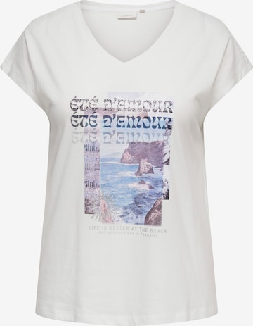 ONLY Carmakoma Shirts 'CARCARINA' i hvid: forside