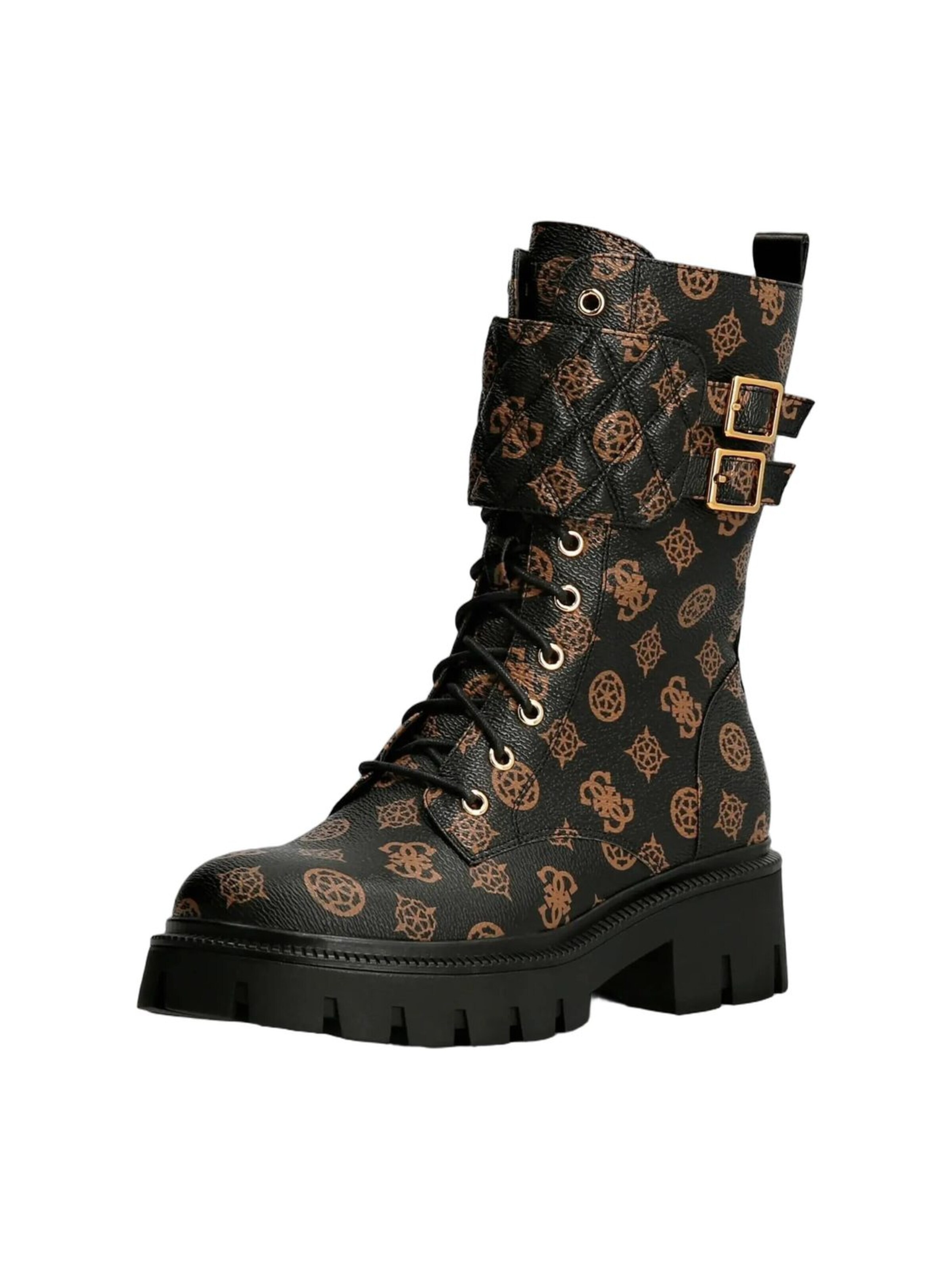 GUESS - Botas 'FL7SERFAL10' em preto