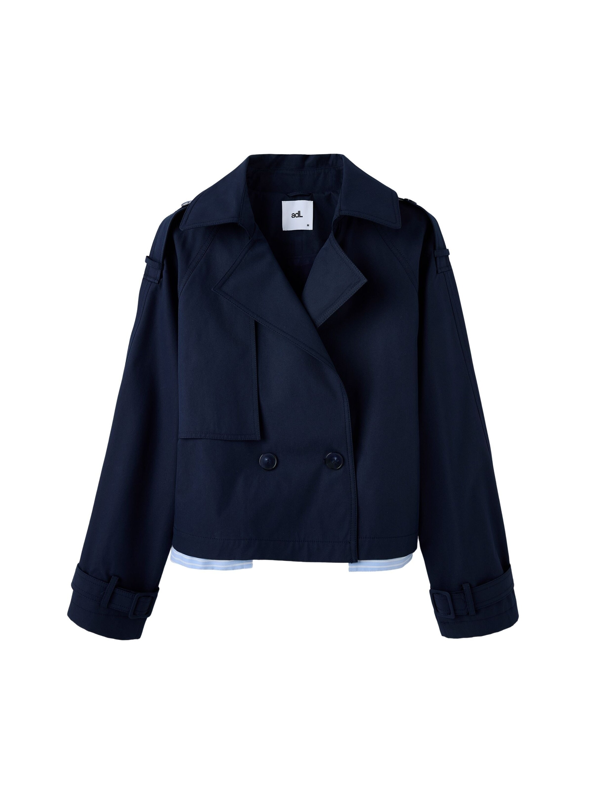 Manteau mi-saison adl en bleu : devant