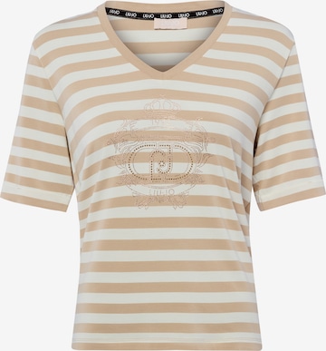 T-shirt Liu Jo en beige : devant