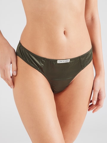 Slip 'Carl' LOVE Stories en vert : devant