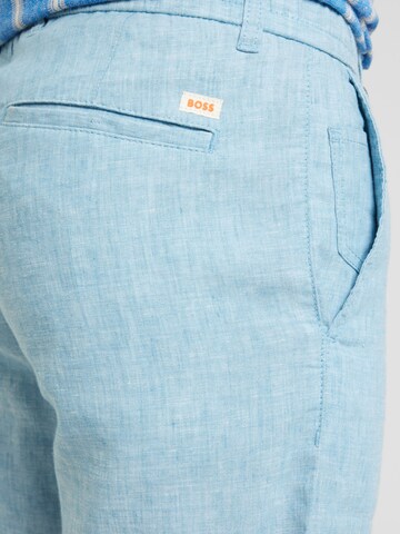 BOSS - Tapered Calças chino em azul