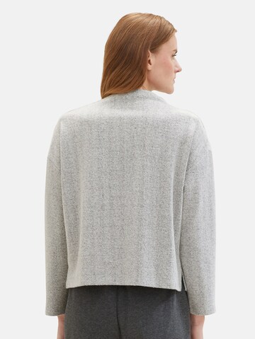 TOM TAILOR Sweatshirt i hvid