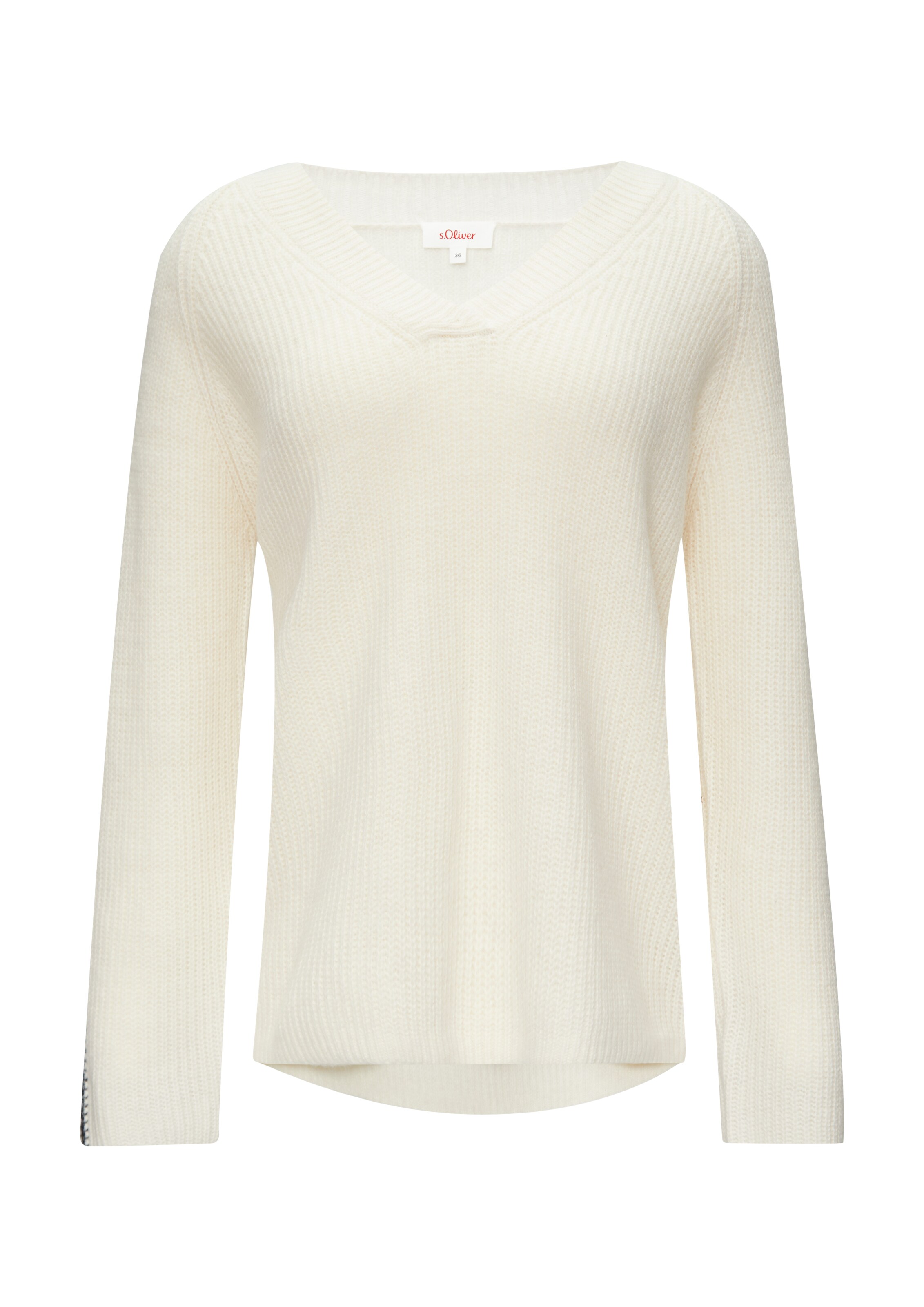 s.Oliver Trui in Beige: voorkant