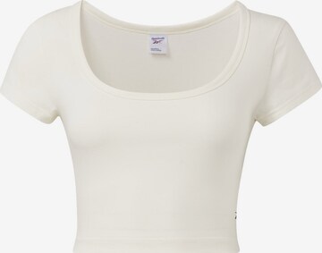 T-shirt Reebok en blanc : devant