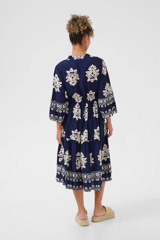 Robe 'Koren' Cream en bleu