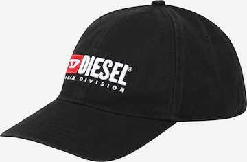 DIESEL - Boné 'CORRY' em preto: frente