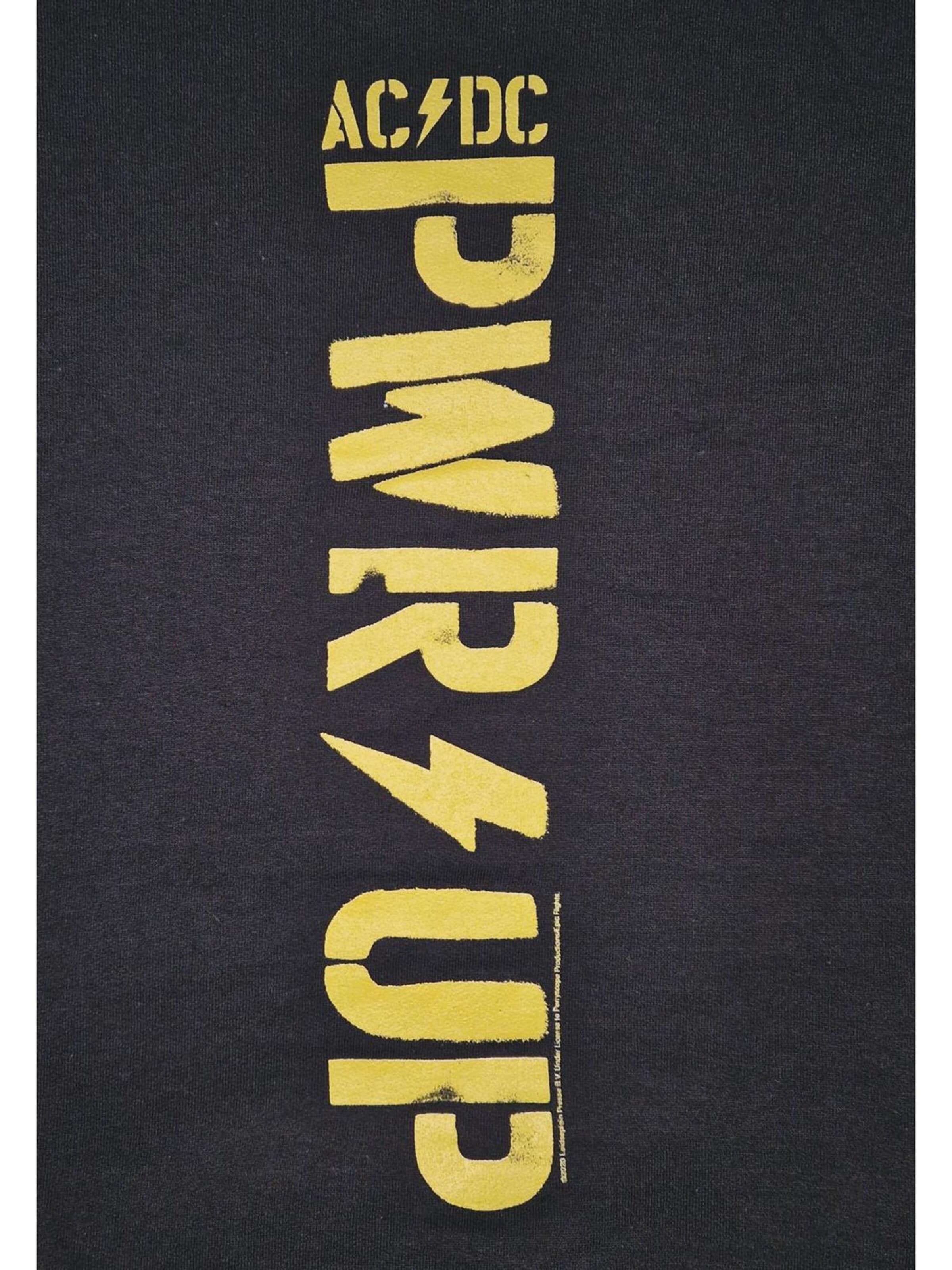 AC/DC Sweatshirt 'AC/DC PWR Shot in the Dark Kapuzenpullover' in Black