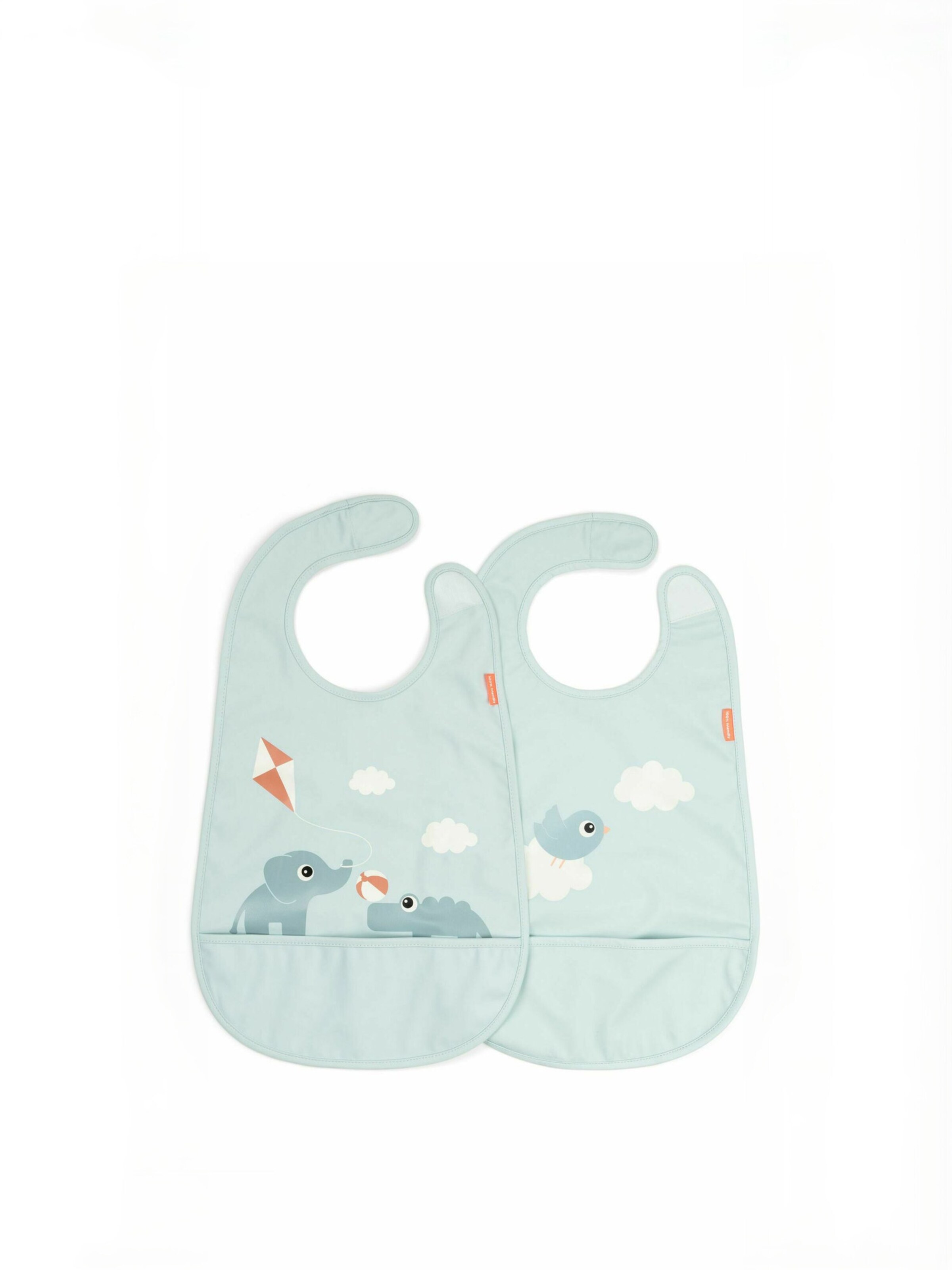 Done by Deer - Babete ' Playground ' em azul: frente