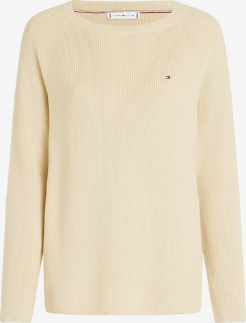 TOMMY HILFIGER Pullover in Beige: Vorderseite