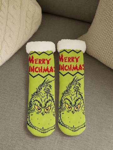 The Grinch Socken 'Hüttensocken Merry Grinchmas'‌‌‌‌‌‌‌‌‌‌ in Grün