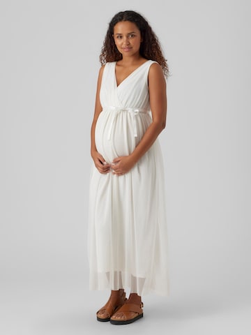 Robe 'MINA' MAMALICIOUS en blanc : devant