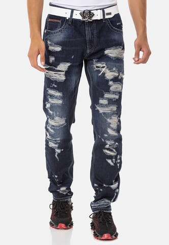 CIPO & BAXX Regular Jeans in Blauw: voorkant