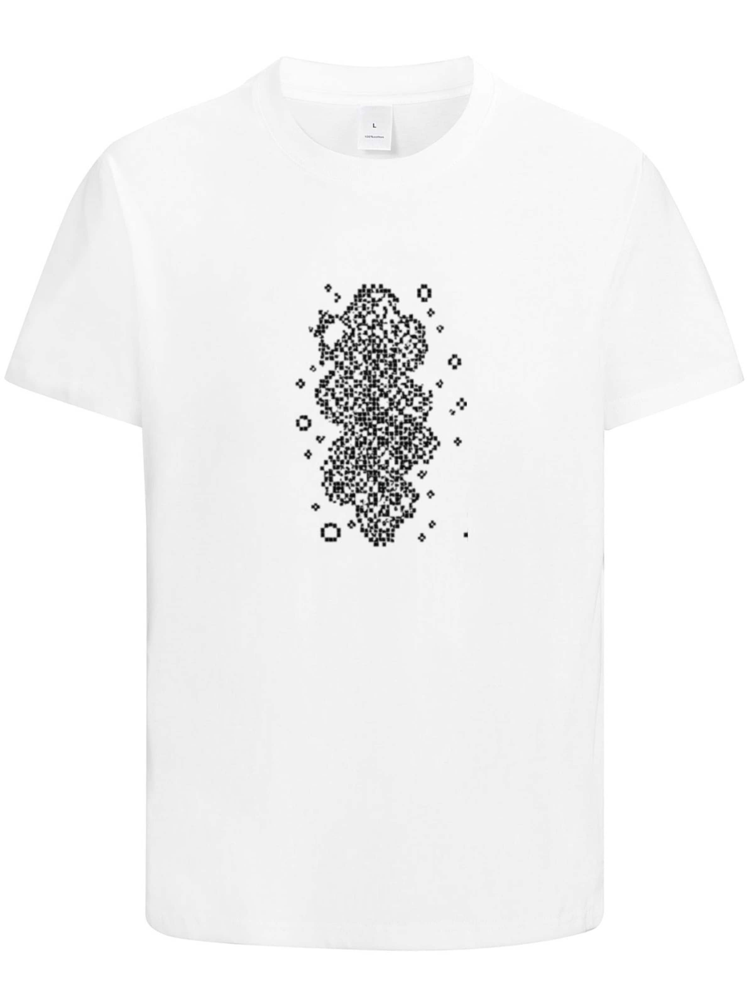 HUSKSWARE Shirt 'Grafik'‌‌ in Weiß: Vorderseite