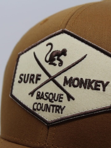 Casquette de sport Surf Monkey en marron