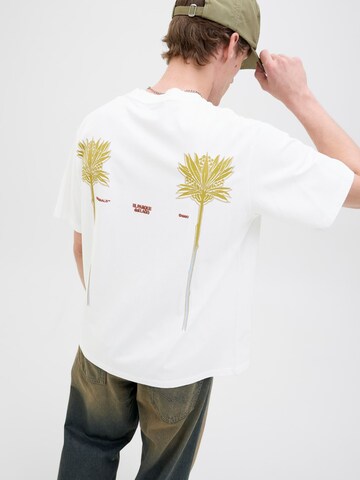 T-Shirt JACK & JONES en blanc : devant