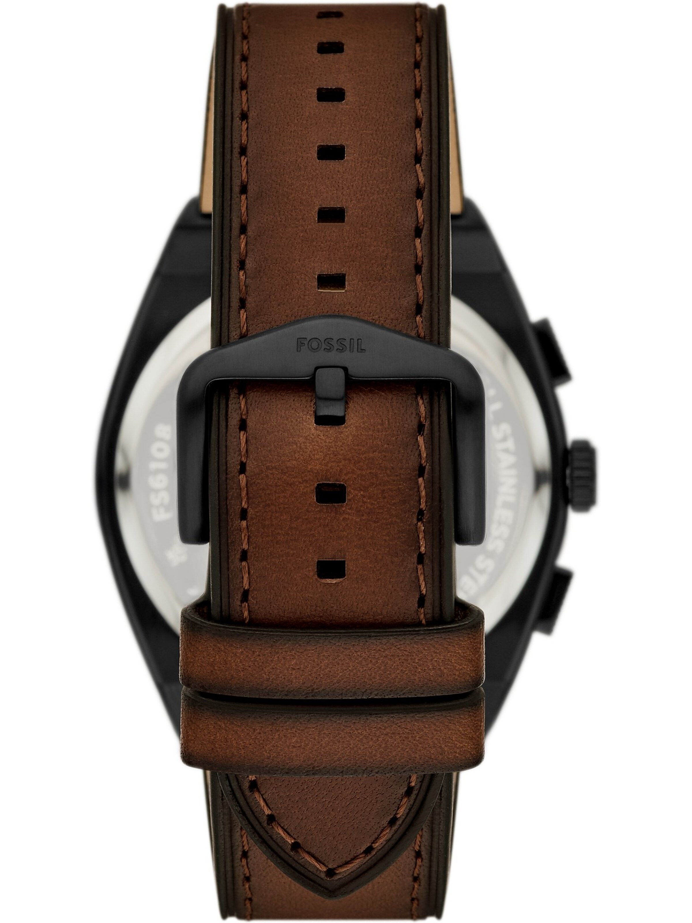 FOSSIL Analoguhr 'Everett' in Braun