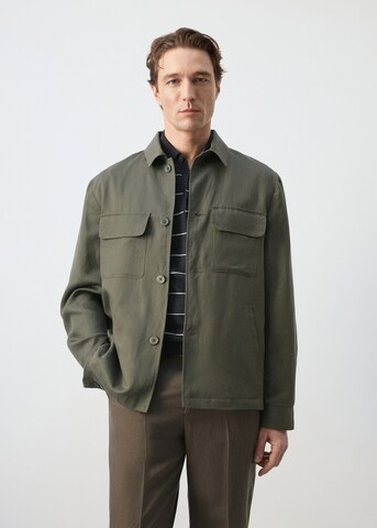 MANGO MAN Between-Season Jacket 'Armando' in Green: front