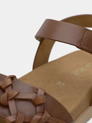 GABOR Remienkové sandále - Béžová