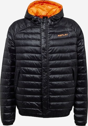 REPLAY Between-season jacket in Black: front