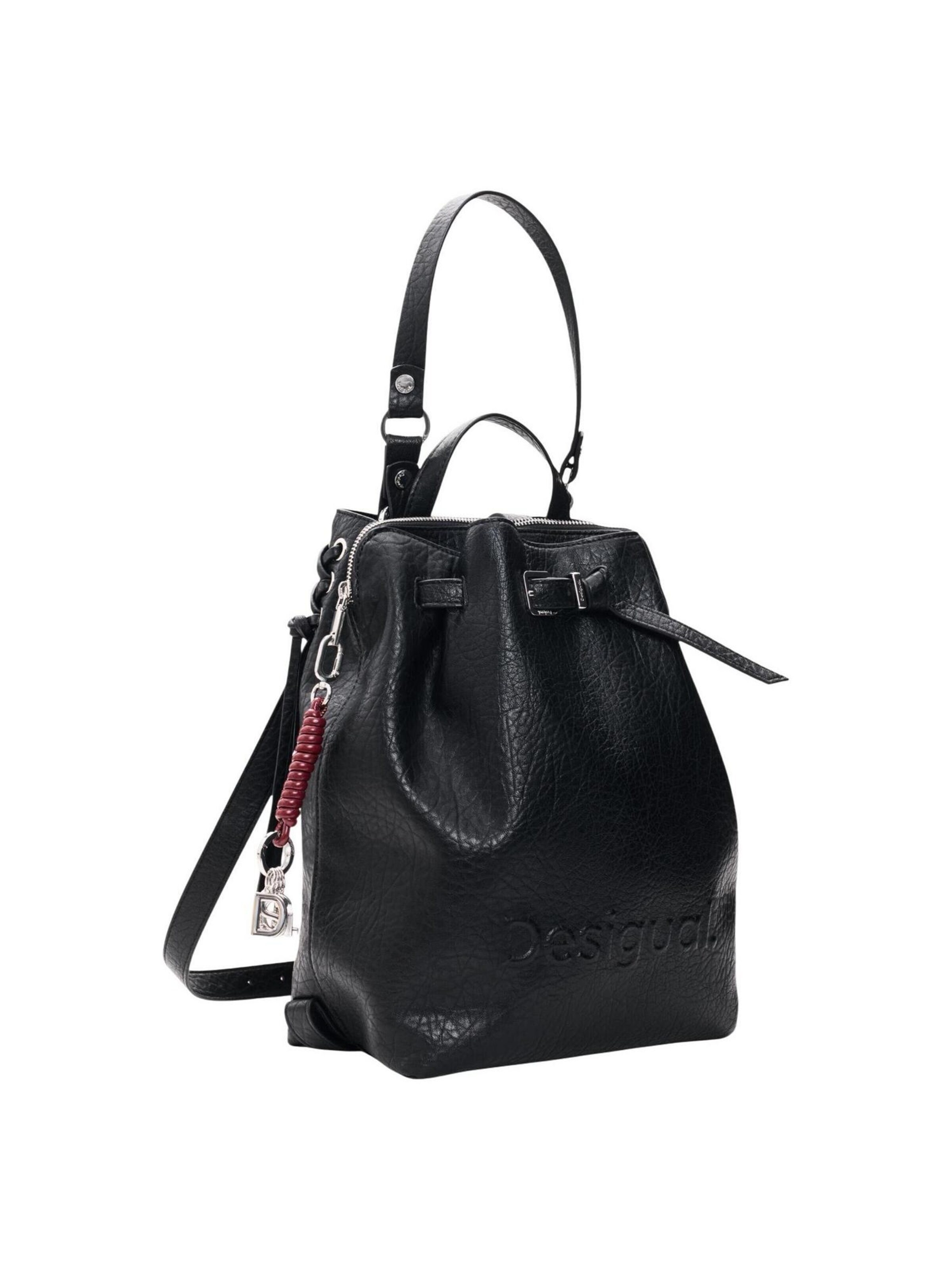 Desigual - Mochila 'BACK_HALF LOGO LUENA NF B 26WAKP05' en negro