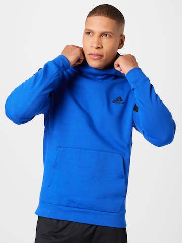 zils ADIDAS SPORTSWEAR Sportiska tipa džemperis: no priekšpuses