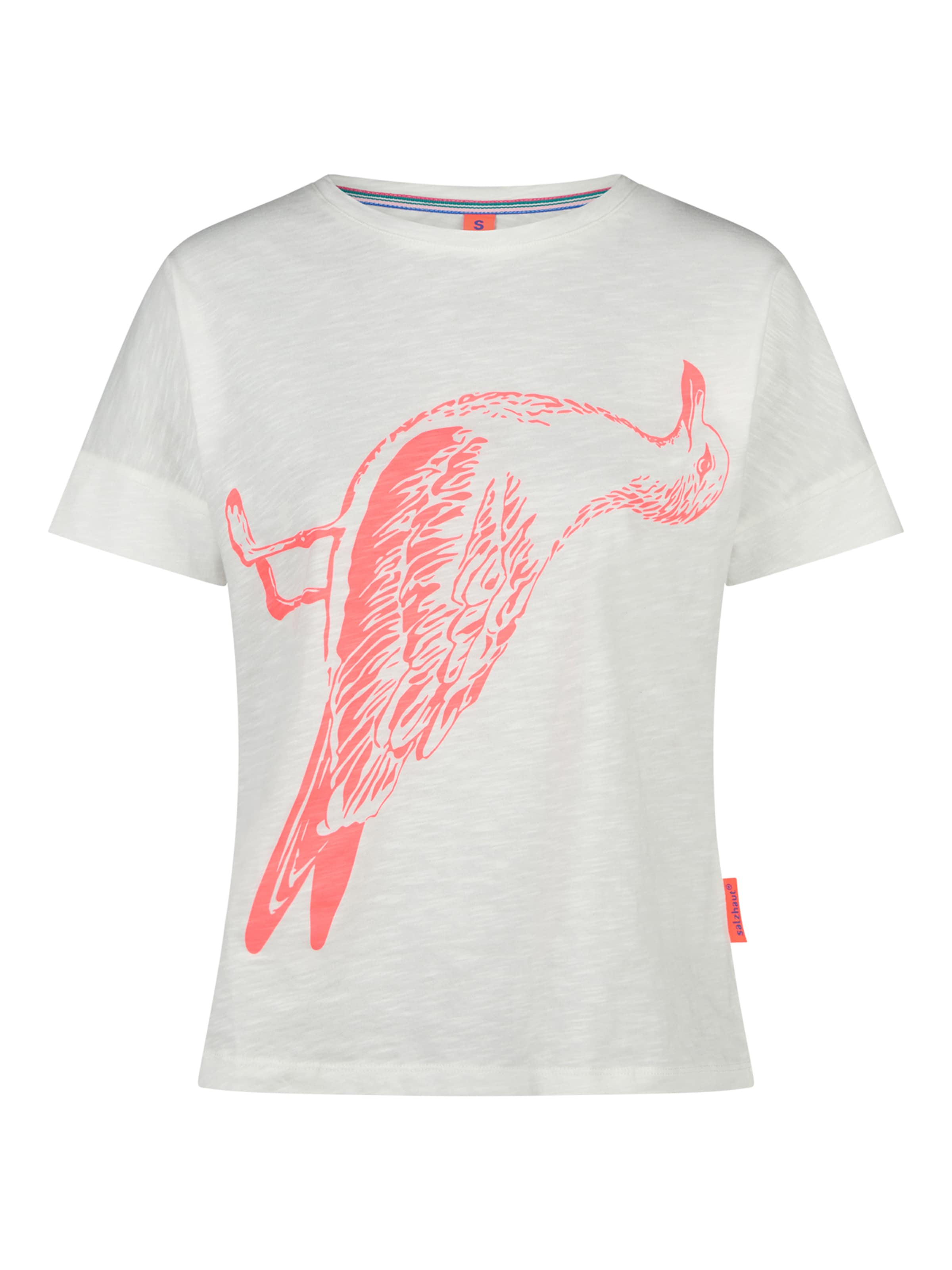 salzhaut Shirt 'UTNAIHN' in Wit: voorkant