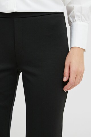 Flared Pantaloni 'Blazer' di Fransa in nero