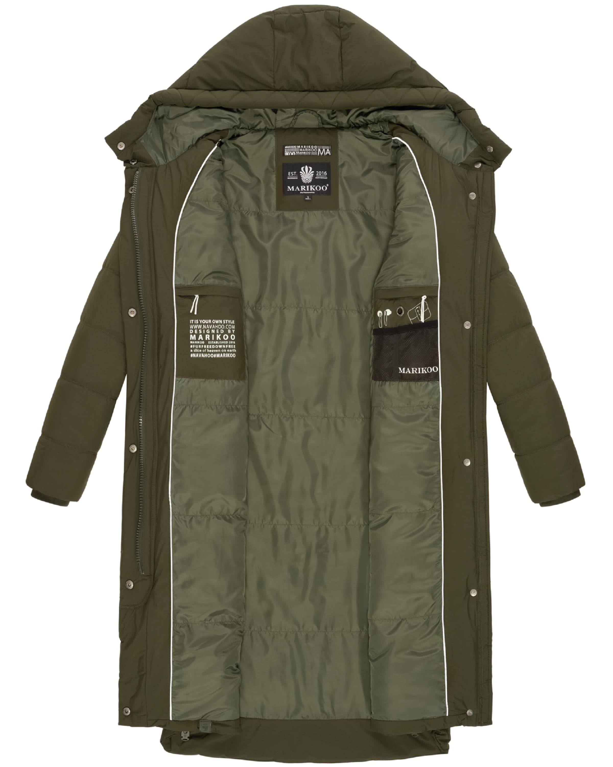 MARIKOO - Sobretudo de inverno 'Soranaa' em verde