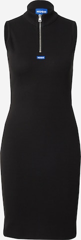 HUGO Blue - Vestido 'Nastalia B' em preto: frente