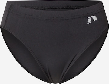 Newline - Slimfit Cueca desportiva em preto: frente