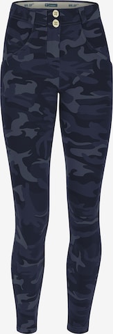 Freddy Skinny Pants in Blue: front