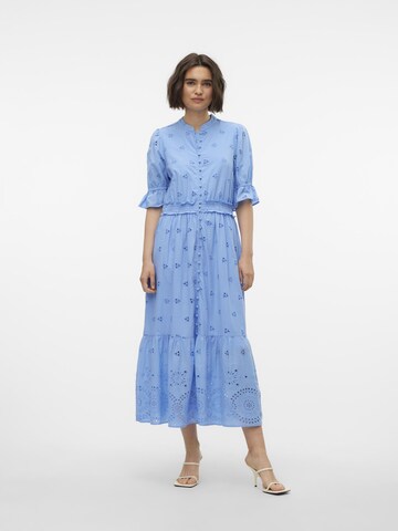 VERO MODA Jurk 'AVALON' in Blauw: voorkant