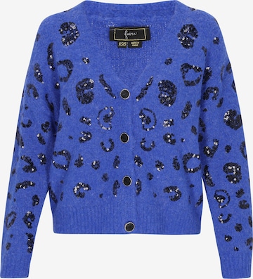 faina Cardigan 'Fashion Look' i blå: forside