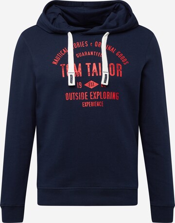 TOM TAILOR Sweatshirt in Blau: predná strana