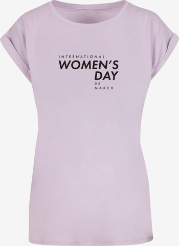 T-shirt 'WD - International Women's Day' Merchcode en violet : devant