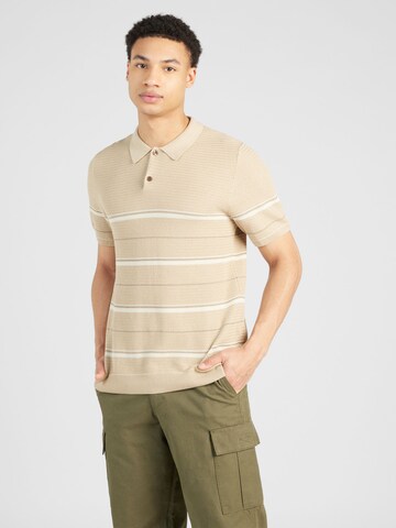 JACK & JONES Pullover 'ALLAN' in Beige: predná strana