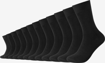 camano Socks in Black: front