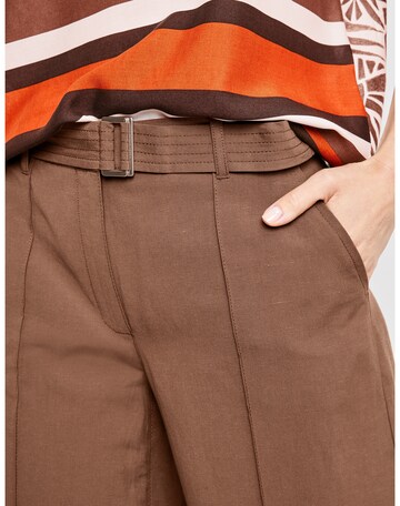 GERRY WEBER Wide leg Pants in Brown
