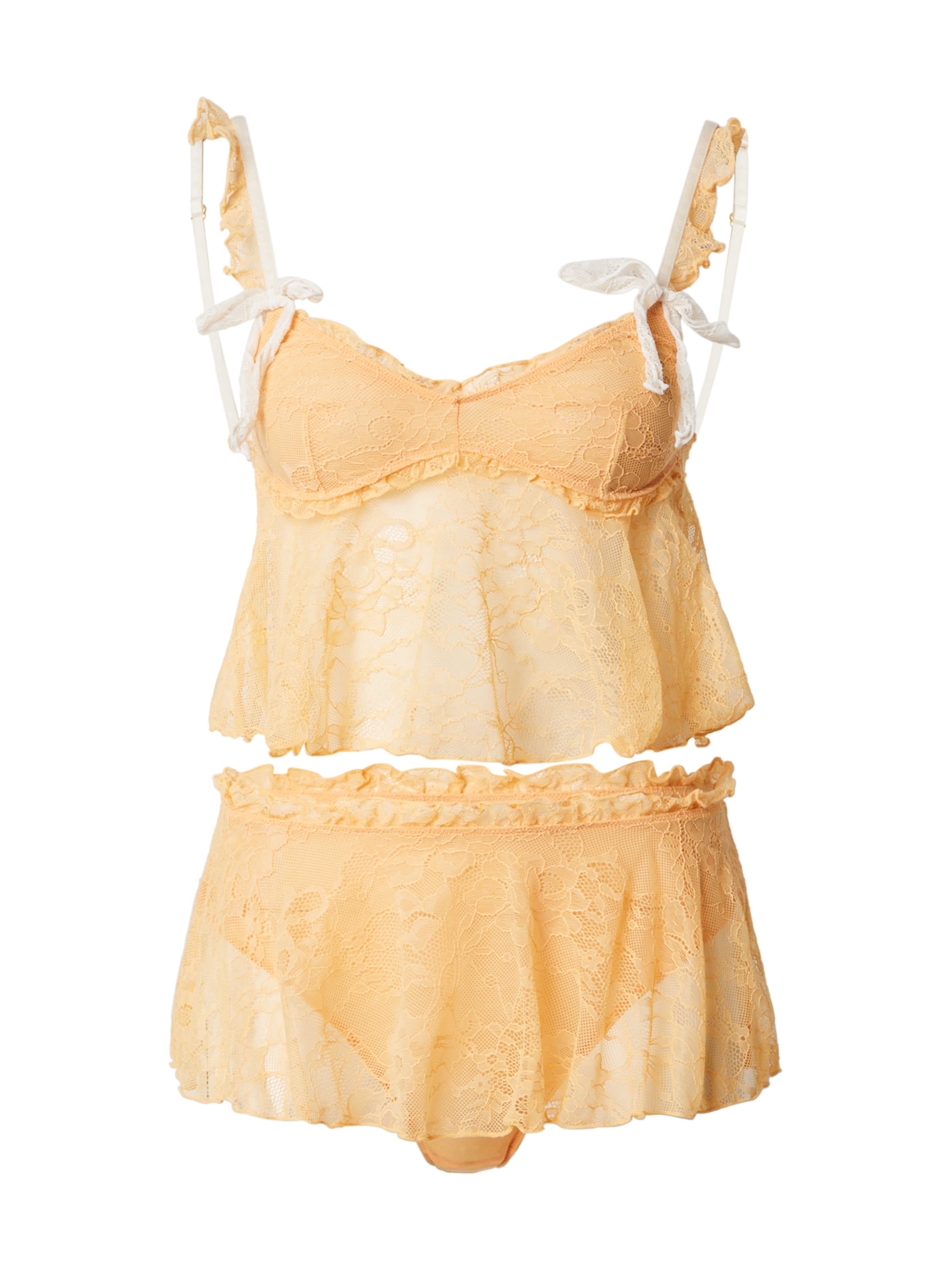 WILD LOVERS Шорты 'DELPHINE' в Оранжевый: спереди