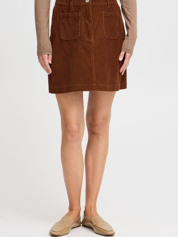 b.young Skirt 'DANNA' in Brown: front