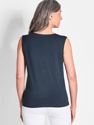 Goldner Top in Blau