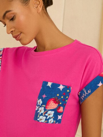 love & roses Piżama w kolorze niebieski